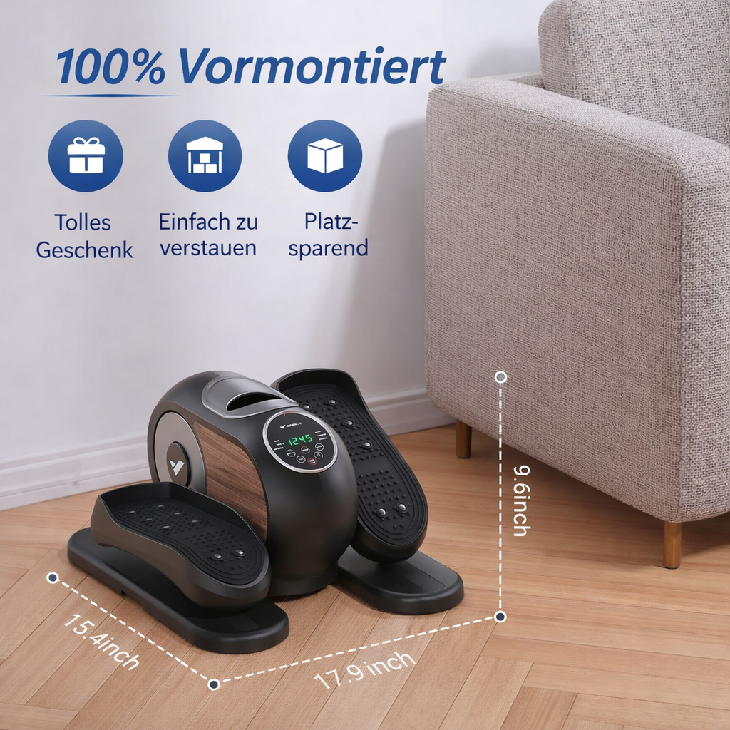 KraftLauf Kompakt Untertisch Ellipsentrainer